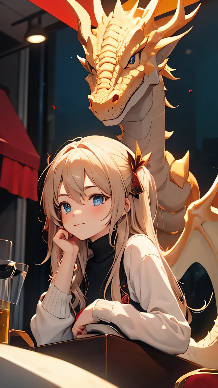 dragon and a girl