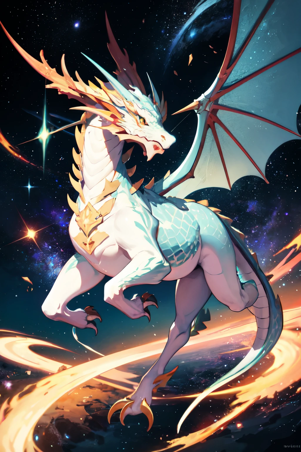 galaxy, cosmic dragon