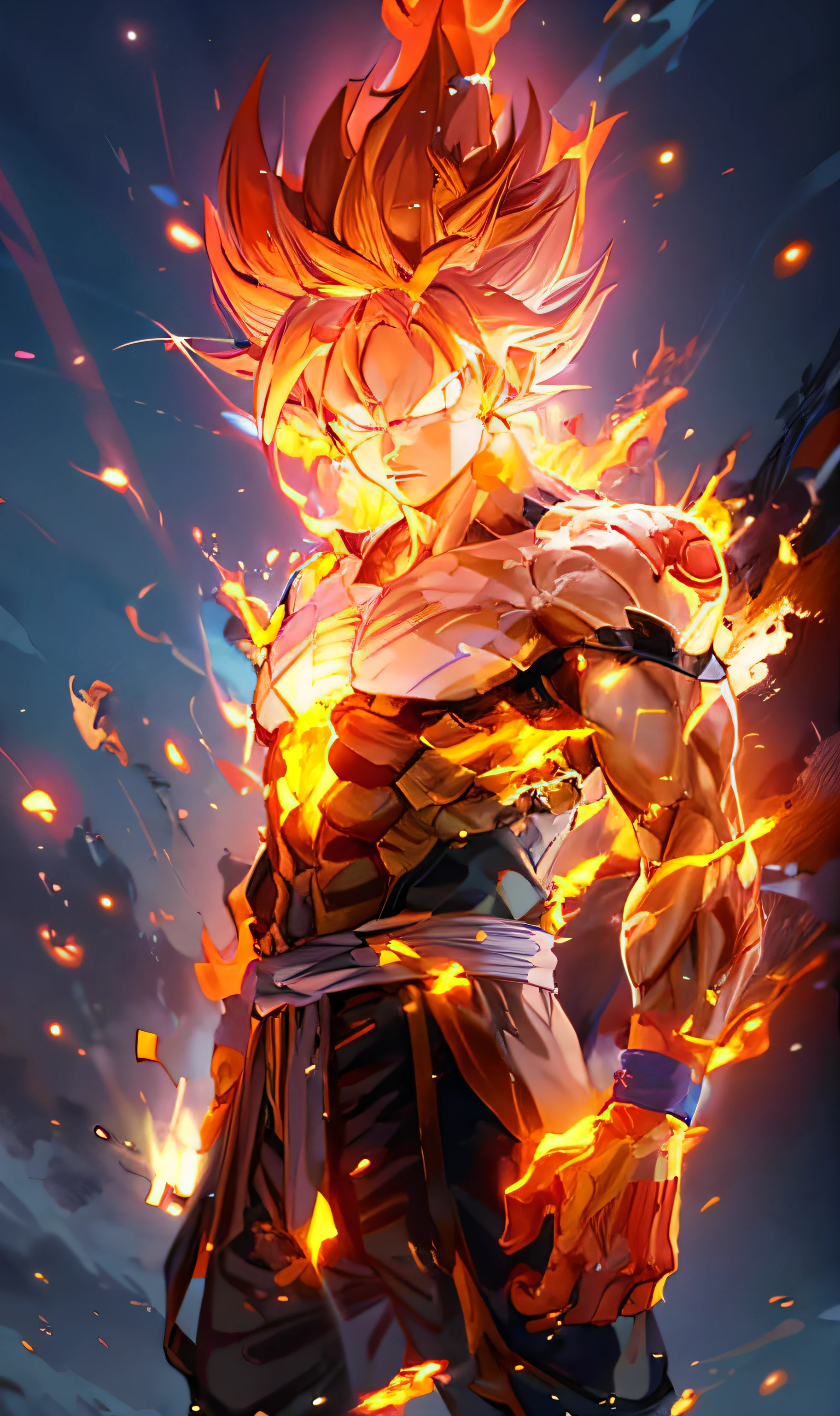 Dragon Ball Fighter Goku Wallpaper, Ultra Instinctive, 4 k manga wallpaper, badass anime 8 K, highly detailed Goku portrait, energy man epic anime, 4k anime wallpaper, realistic human goku, anime wallpaper 4k, anime wallpaper 4k, anime epic artwork, goku portrait, advanced digital anime art", goku portrait, advanced digital anime art, purple flame, face details clear, clear facial expressions.