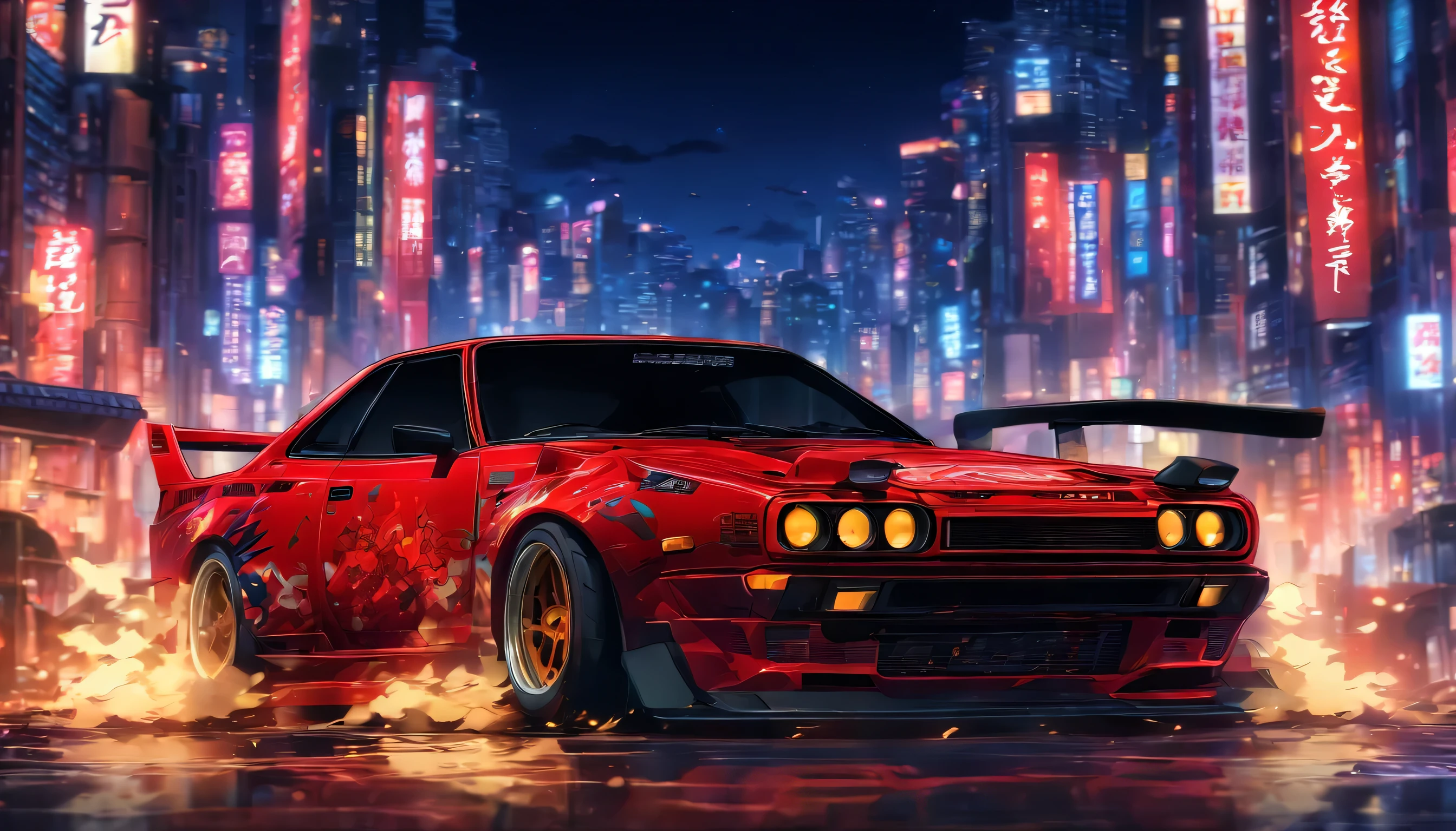 Carro legal Skyline Kenmeri Night Red