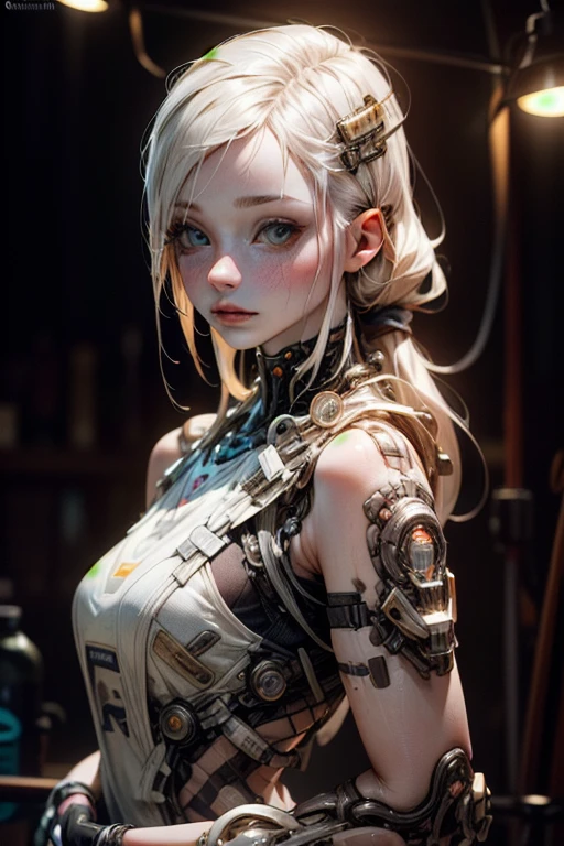 (BioPunk Girl:1.4), mullet hairstyle, (Translucent pale skin:1.4), No humans, Beautiful eyes with fine symmetry, miko suit, (Intricate details:1.4), (Highly detailed face and eyes:1.2), No makeup, (dark circles:1.1), midnight aura, Creation of fantasy, Thrilling color schemes, posing for a photo, (Delicate images), (Raw photo: 1.2), (Photorealistic: 1.6), (Highly detailed), (high resolution), (Best quality), (masterpiece)
