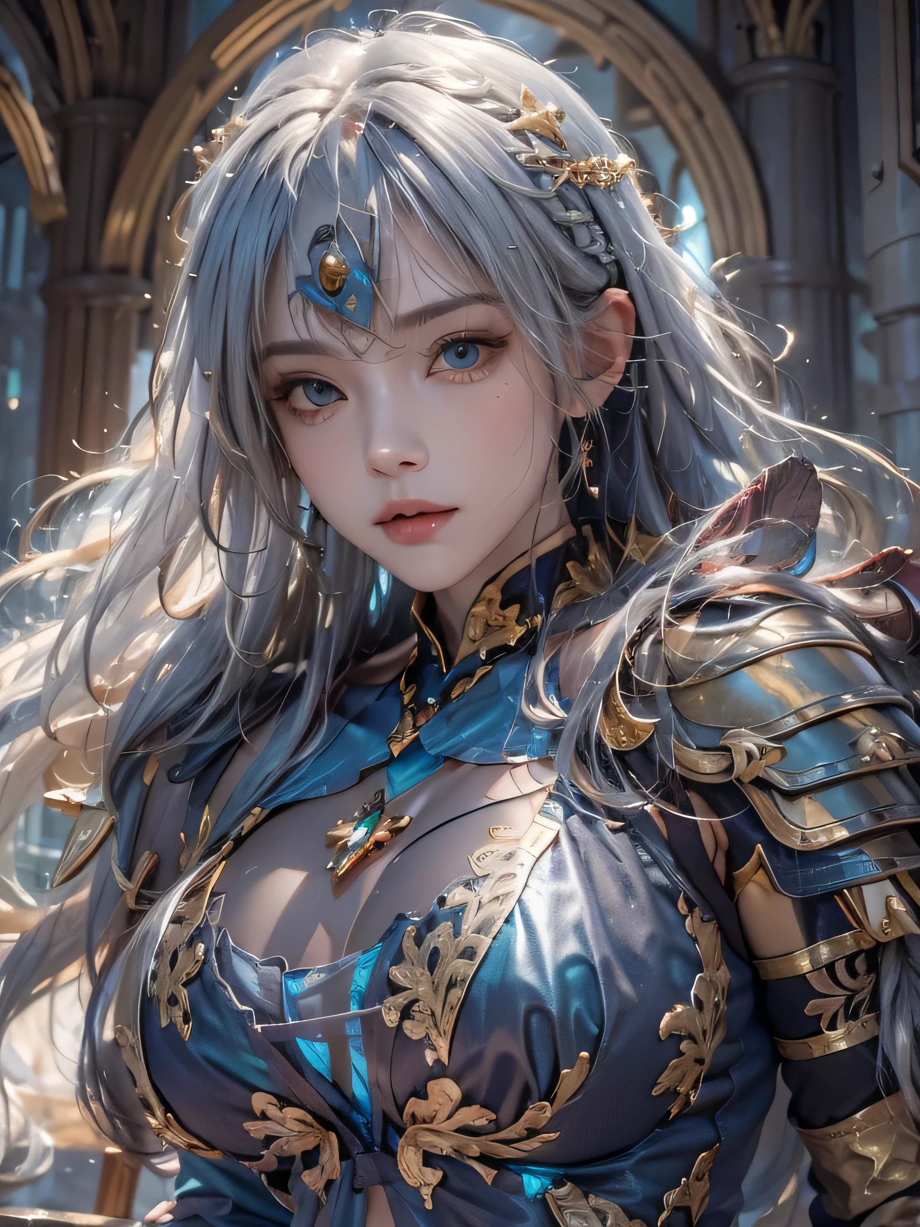 (photorealistic:1.8, highest quality:1.8,8K masterpiece:1.8,High resolution,muste piece:1.8,RAW Photos,cinematic lighting、8mm fisheye lens、The shutter speed is fast),No split screen,medieval fantasy、Old castle、Remains、(Fight enemies with a sword in hand）、(Pretty girl warrior:1.5)、(Completely naked、combat hair ornament、Sheer cloak、armored suit、bondage、choker、Knee-high boots、beautiful butt,beautiful thighs,Plump nipples,nipples are visible,cameltoe,slender abs:1.2),beautiful and detailed eyes:1.7,beautiful skin:1.8、(Soryu Asuka Langley)(character focus)、Top view、
Emotional、beautiful face、
(midium Hair:1.2, Beautiful, shining red, blue, white, black, silver and gold hair:1.5)、shining blue eyes、thin line
