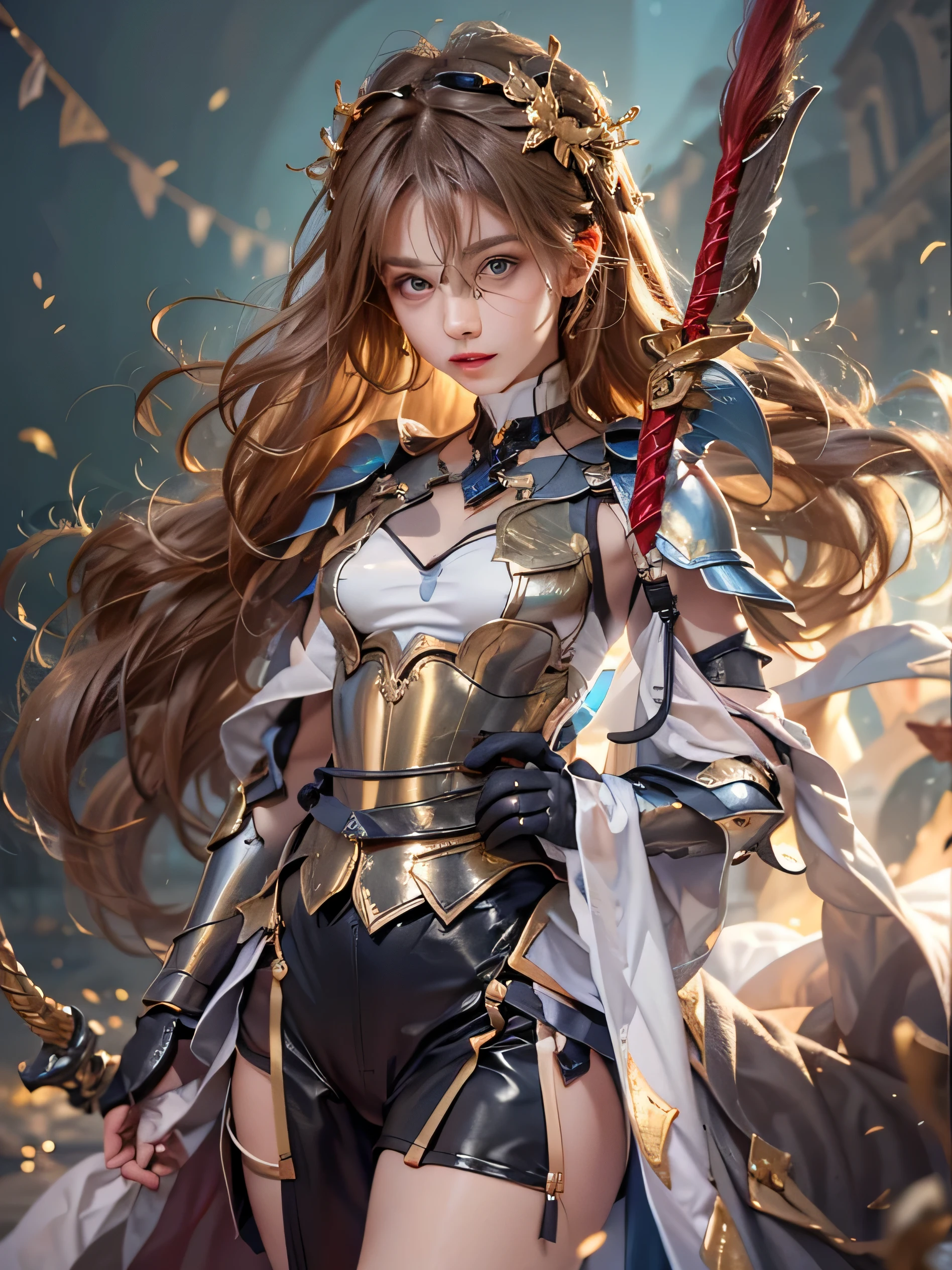 (photorealistic:1.8, highest quality:1.8,8K masterpiece:1.8,High resolution,muste piece:1.8,RAW Photos,cinematic lighting、8mm fisheye lens、The shutter speed is fast),No split screen,medieval fantasy、Old castle、Remains、(Fight enemies with a sword in hand)、(Pretty girl warrior:1.5)、(Completely naked、combat hair ornament、Sheer cloak、armored suit、bondage、choker、Knee-high boots、beautiful butt,beautiful thighs,Plump nipples,nipples are visible,cameltoe,slender abs:1.2),beautiful and detailed eyes:1.7,beautiful skin:1.8、(Soryu Asuka Langley)(character focus)、Top view、
Emotional、beautiful face、
(midium Hair:1.2, Beautiful, shining red, blue, white, black, silver and gold hair:1.5)、shining blue eyes、thin line