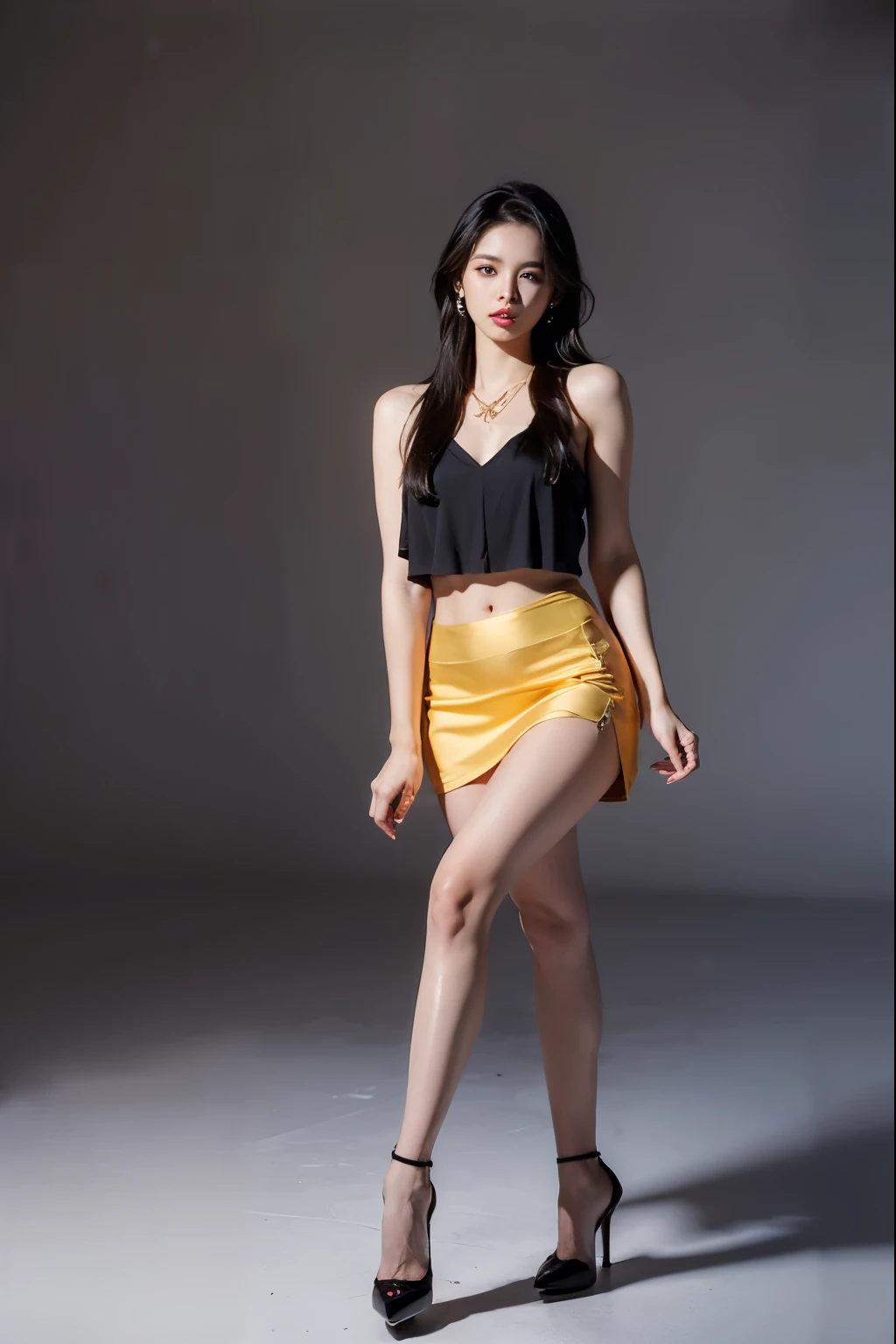 (masterpiece:1.3), (8 thousand, realistic, RAW photos, best quality: 1.4), (1 woman),(sheer silk blouse), (short skirt), (양 다리에 짙은색 realistic 팬티 스타킹 신고), (wearing Very sexy transparent Ultra-realistic thighhighs), (Stockings on both legs), (Stockings on both legs), (Wearing high heels on both feet), (Wearing high heels on both feet), (Wearing high heels on both feet), (very sexy), (full body shot), (Beautiful makeover), (realistic 얼굴), (beautiful body) , (very beautiful face), (beautiful and sexy smile), (long eyelashes), (double eyelid), (beautiful eyes), (big bust) , (Strong body through exercise), (beautiful abs), (Beautiful heaps), (tall), (really beautiful body), (realistic face), (black hair. parted, long hair:1.3), (아름다운 parted스타일), (realistic eyes), (delicate eyes), (realistic skin), (beautiful skin), (absurd), (attractive), (ultra high resolution), (extremely realistic), (very detailed), (golden ratio), (realistic 길고 아름다운 다리), (realistic and beautiful arms), (necklace), (earring),(beautiful nails manicure), (So beautiful and sexy)