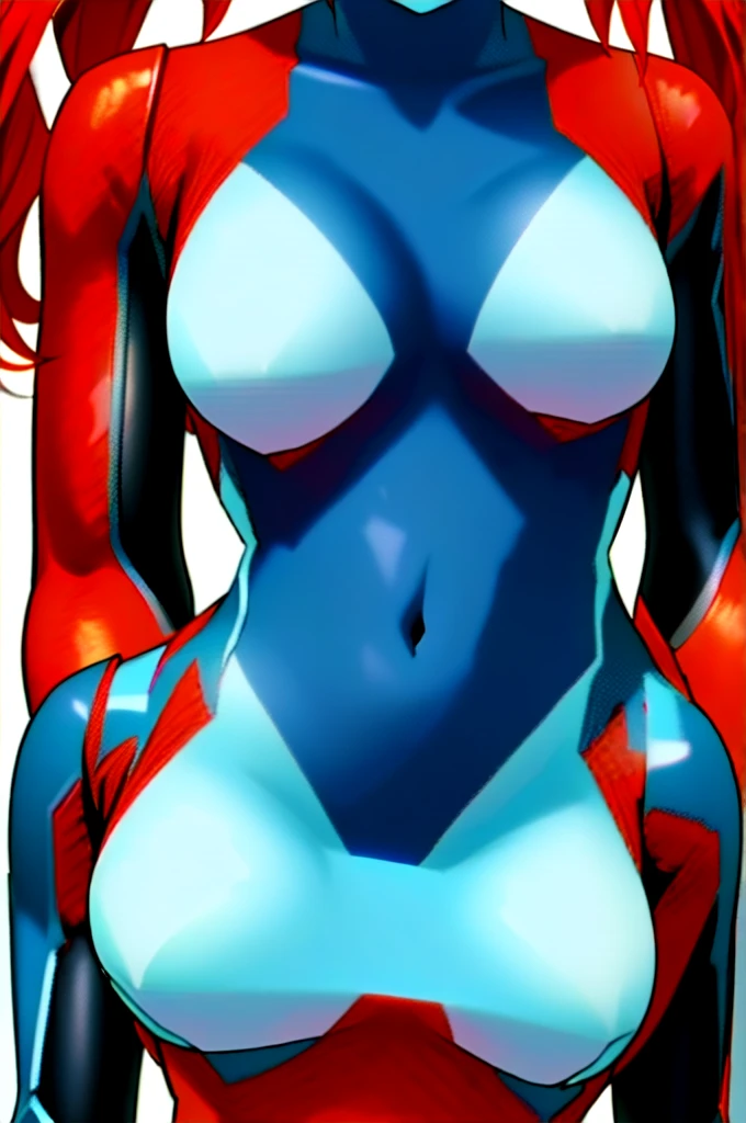 Twintail, red haired, 1girl, grey eyes, well toned, well built, muscled, toned muscles, blushing, sweating, smiling, immature, nude nipples, unfiltered femininity, (Overhead view),dynamic angle,ultra-detailed, illustration, close-up, straight on
((interface headset, red bodysuit:1.4)), (glowing eyes:1.233),(beautiful and detailed eyes:1.1)