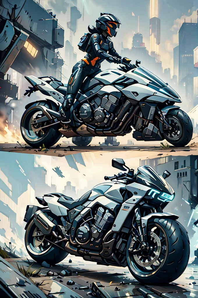 futuristic raceing motorcycles