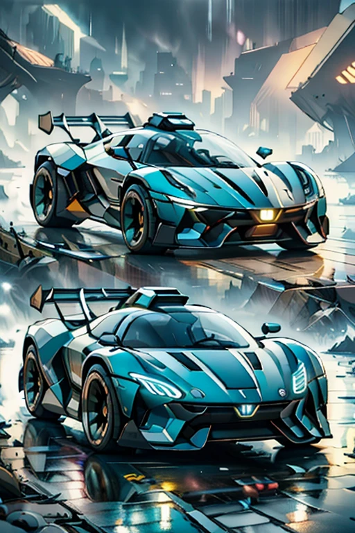 futuristic raceing cars