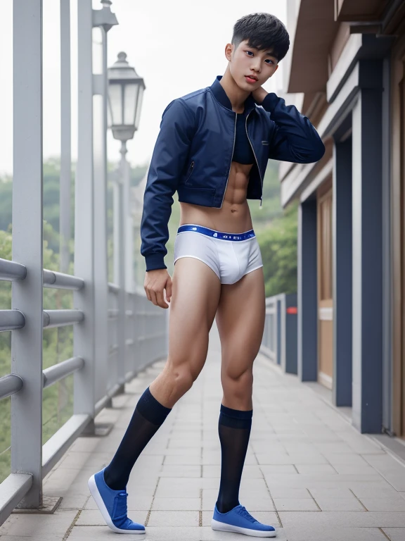 teenagers , young , light-skin , wearing an dark blue sexy underwear, tmasterpiece,k hd,the feet,black long socks,The barefoot , blue colour , handsome and cute , extreme cute boy , white skin , dark blue underwear boxers shorts , extremely tall and cute boy ,oppa model , handsome model , full body , dark blue boxers underwears short shorts , black socks , white light-skin , Chinese model , young boy , white skin , handsome and extremely cute , blue boxers underwear shorts , long black socks , handsome model , at the city , outdoor , model oppa , long legs , city world , cars around , high knee black socks ,black long socks , stand up , extremely tall , extremely high , blue underwears , blue sports underwear , long black socks , clean and white legs , Chinese model , extremely long legs , clean and white thigh , heavy bulge , kid face , baby face , wearing jacket , blue underwears boxers , light and white skin , Chinese model , strike a pose , sexy pose , horny boy , high knee black socks , long black socks , youth , detailed handsome chinese face , big and huge boxers bulge