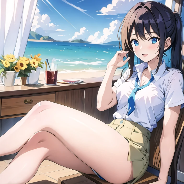 (masterpiece, best quality:1.2), 1girl, solo, medium hair, small breasts,