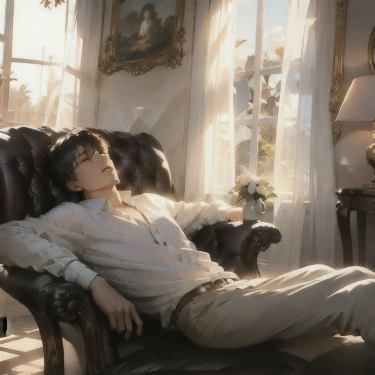 Handsome Men _ Relaxing on Chair