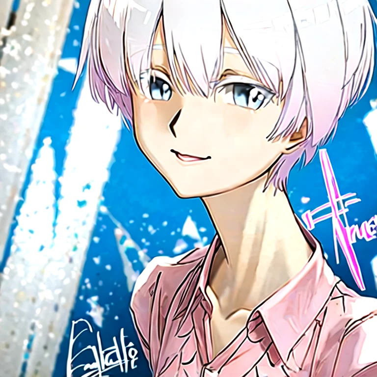 (masterpiece, best quality:1.2), 1girl, solo,(white_hair:1.4),(Very_short_hair:1.2),(bluegray_eyes:1.2),Bust size C,Height 167cm,Chest 83 cm, Waist 53 cm, Hips 87 cm,beautiful skin,eyes like crystal,Glossy lips,lovely eyes,Pale pink lips,Pale pink nipples,Personal Color:sophisticate,9-Head-to-body ratio,Cheerful,Patterned underwear on white background,Accurate genitalia,Accurate Body,