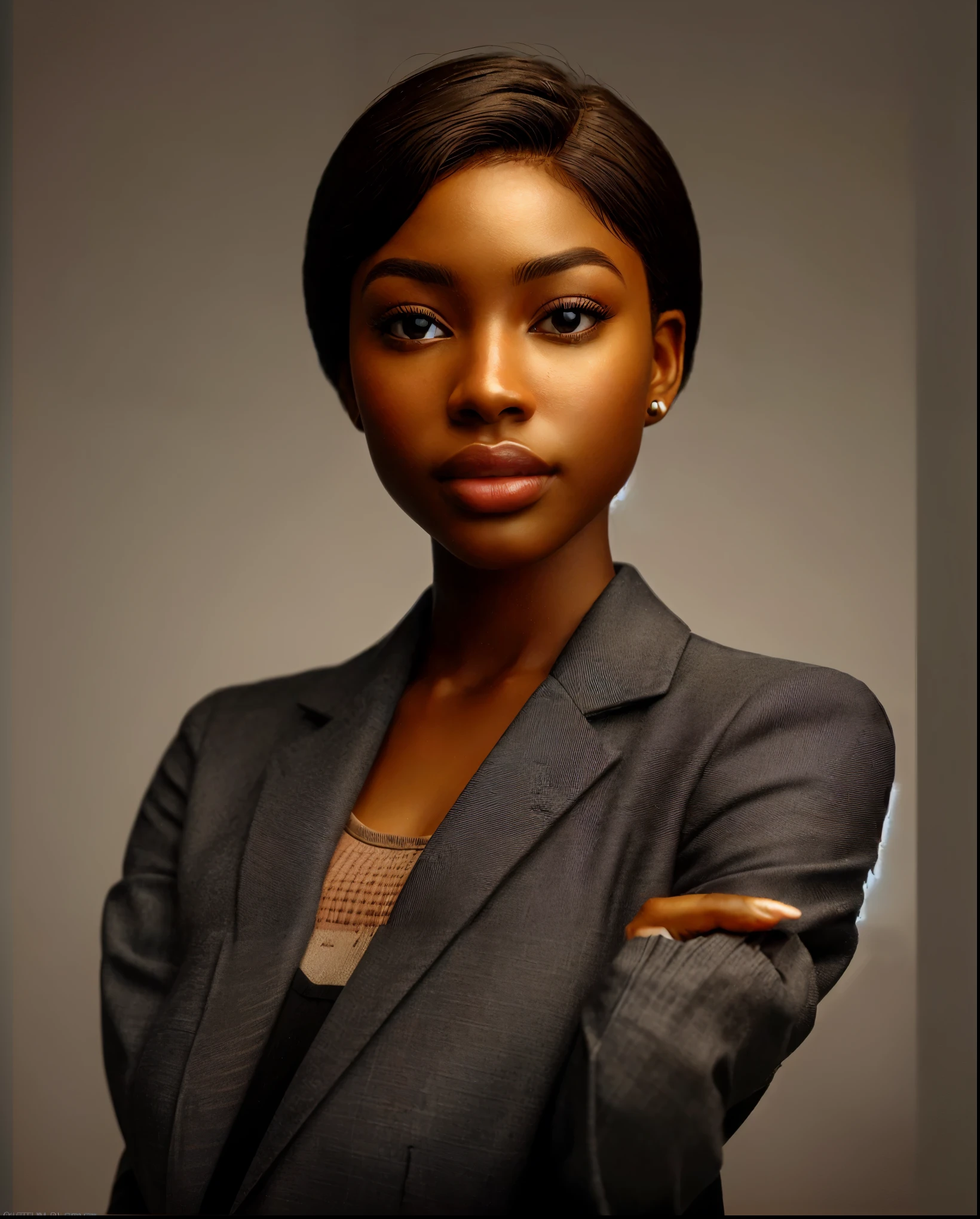 masterpiece, best quality, (extremely detailed CG unity 8k wallpaper), (best quality), (best illustration), (best shadow), absurdres, realistic lighting, girl in suit