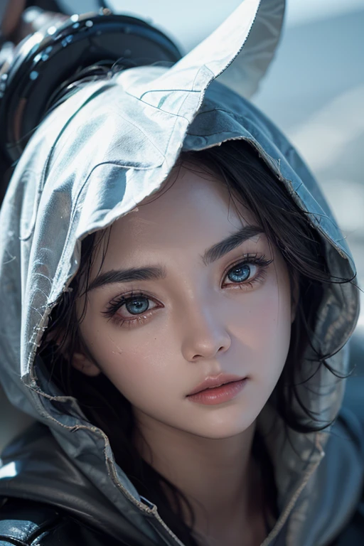 Roughcraft&#39;s Worldから来た女性のエイリアン, Super detailed artistic photography, midnight aura, night sky, Detailed gorgeous face, dream-like, shine, with backlight, Glamour, sparkling, (very detailed face and eyes:1.2), (High resolutionの光る赤い目:1.4), perfect anatomy, (Beautiful toned body:1.5), (Moisturized skin:1.2), no makeup, (Bear:1.1),(thick eyebrows:1.2), long canines. Smooth, extRa High resolution, 8K, unreal engine 5, super sharp focus, Art by Alberto Seveso, art germ, Barbaric, SF, Complex芸術作品の傑作, evil, Matte Movie Poster with Image, golden ratio, Trending on CGsociety, Complex, wonderful, Trending with ArtStation, author: art germ, H. R. Giger and Beksinski, very detailed, Roughcraft&#39;s World,  cthulhu, vibration, drawing cinematic characters, Ultra high quality model, cinematic quality, Detail up, (Complex details:1.2), High resolution, High resolution, draw faithfully, (thick eyebrows:1.2), (big scarlet eyes:1.3)