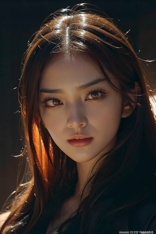 Roughcraft's Worldから来た女性のエイリアン, Super detailed artistic photography, midnight aura, night sky, Detailed gorgeous face, dream-like, shine, with backlight, Glamour, sparkling, (very detailed face and eyes:1.2), (High resolutionの光る赤い目:1.4), perfect anatomy, (Beautiful toned body:1.5), (Moisturized skin:1.2), no makeup, (Bear:1.1),(thick eyebrows:1.2), long canines. Smooth, extRa High resolution, 8K, unreal engine 5, super sharp focus, Art by Alberto Seveso, art germ, Barbaric, SF, Complex芸術作品の傑作, evil, Matte Movie Poster with Image, golden ratio, Trending on CGsociety, Complex, wonderful, Trending with ArtStation, author: art germ, H. R. Giger and Beksinski, very detailed, Roughcraft's World, cthulhu, vibration, drawing cinematic characters, Ultra high quality model, cinematic quality, Detail up, (Complex details:1.2), High resolution, High resolution, draw faithfully, (thick eyebrows:1.2), (big scarlet eyes:1.3)