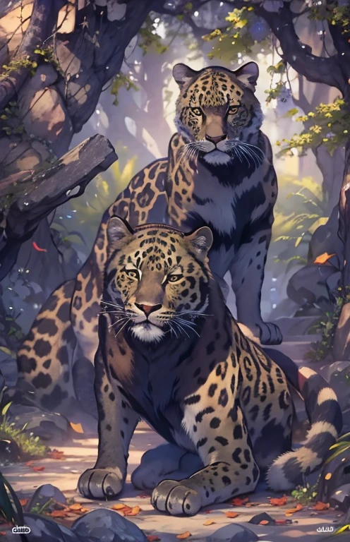 ((highest quality)), ((masterpiece)), (get used to it), 完璧なmaleの顔 , ハンサムなmale , male , Black leopardの耳 , Black leopard ,