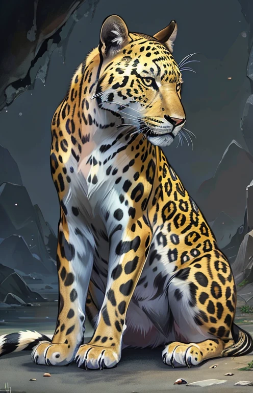 ((highest quality)), ((masterpiece)), (get used to it), 完璧なmaleの顔 , ハンサムなmale , male , Black leopardの耳 , Black leopard ,