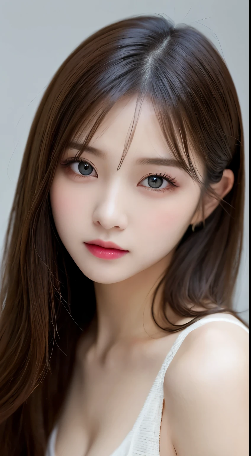 table top, highest quality, shape, Super detailed, finely, High resolution, 8k wallpaper, 完璧なダイナミックな構shape, beautiful and detailed eyes, Nice spring clothes,beautiful straight hair,small breasts,natural color lip, 20 year old girl、cute、sexy shot looking at camera,Always blur the background,perfect and beautiful face、slim face and style,Big eyes、Do gal makeup,real photos(best image quality)、sexy face、Fashion magazine model pose