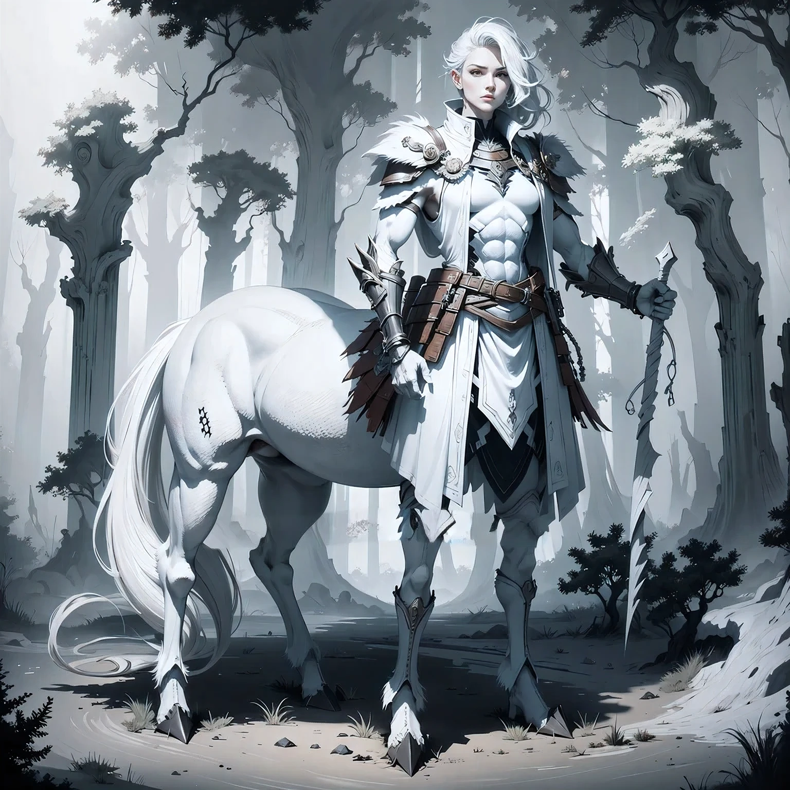 1 Centaur Warrior,(four legs),Upper body in armor,long legs,,The head to body ratio is 1:8,anthropomorphic turtle,alone,draw line,Line drawing,pure white background,pencil drawing,Remove background,Graphic design sense,smooth black and white lines,Perfect Curve,simple clean lines,fluency,delicate face,No additional wiring required,Perfect hand movements,masterpiece,high quality,Volumetric light,