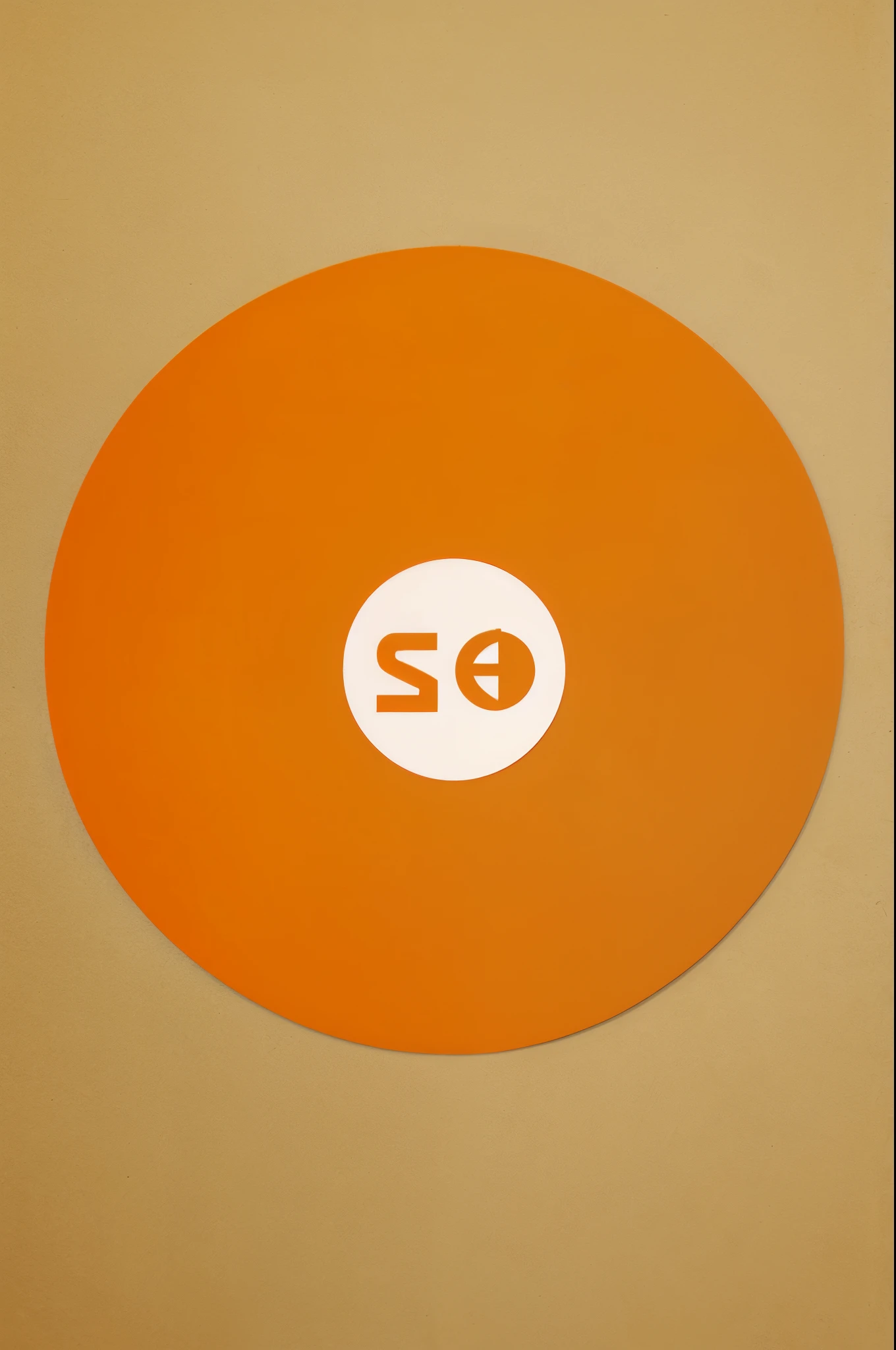orange circular logo with a minimalist bird with the letters "horneros" around the edges