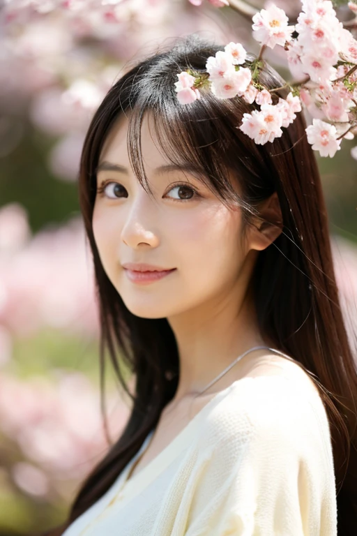 Spring Japanese Beauty Model