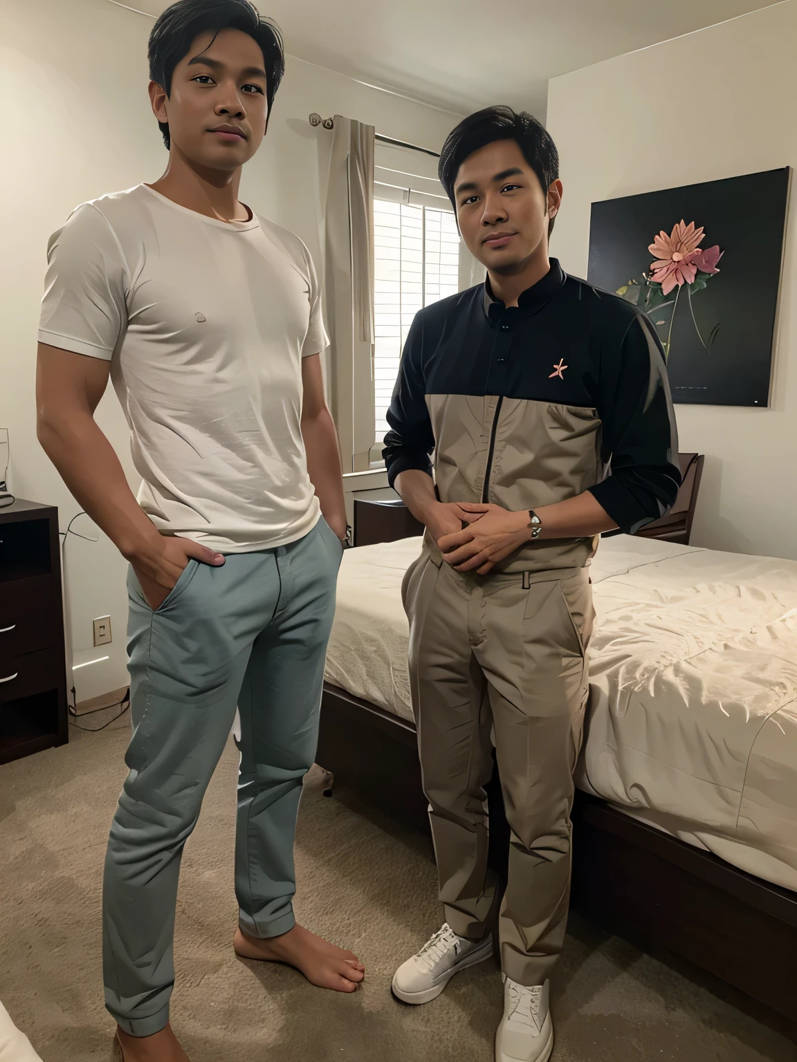 Set in a dojo, Asian boy, (boy 12 years 0.5), (shy smile 0.5), (large volume in panties), handsome boy,
