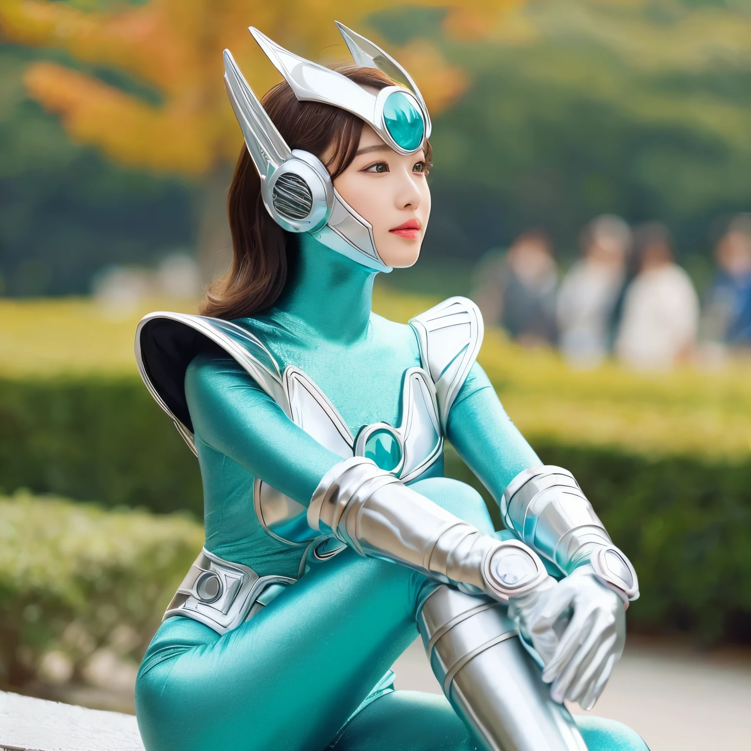 best image quality、Super high resolution、(realism:1.4)、Korean beauty star、The most beautiful KPOP star、horny face、Horny Korean makeup、erotic expression、A body that makes you want to touch it、erotic photos、((Realistic shiny satin fabric texture、High-gloss stretch satin fabric that is smooth and smooth to the touch.、The drape of the curved part of the shiny satin fabric、strong shiny costume、The smooth and beautiful quality and luster of the costumes、A shiny costume made of high-quality satin fabric with high density.、Smooth to the touch oil light liang ice 縝绸 ultra-class battleship skin coat COS、Super Sentai Women&#39;s Heroine Suit、Texture of costumes that satin fetishists respond to、Thin, glossy stretch satin fabric)),8K photo quality