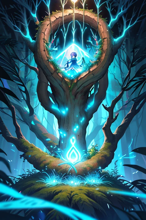 (ultra detalhado), (obra de arte), (Melhor qualidade), (papel de parede de unidade CG muito detalhado 8k), ((Um Necromante)) escuro em seu covil, (((visible magical aura)), (((tronco))), luz difusa, Luz suave, arte conceitual, mal iluminado, forbidden magic accessories, cinematic, altamente detalhado, papel de parede estilizado