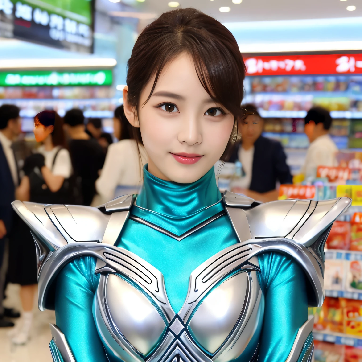 best image quality、Super high resolution、(realism:1.4)、Korean beauty star、The most beautiful KPOP star、horny face、Horny Korean makeup、erotic expression、A body that makes you want to touch it、erotic photos、((Realistic shiny satin fabric texture、High-gloss stretch satin fabric that is smooth and smooth to the touch.、The drape of the curved part of the shiny satin fabric、strong shiny costume、The smooth and beautiful quality and luster of the costumes、A shiny costume made of high-quality satin fabric with high density.、Smooth to the touch oil light liang ice 縝绸 ultra-class battleship skin coat COS、Super Sentai Women's Heroine Suit、Texture of costumes that satin fetishists respond to、Thin, glossy stretch satin fabric)),8K photo quality