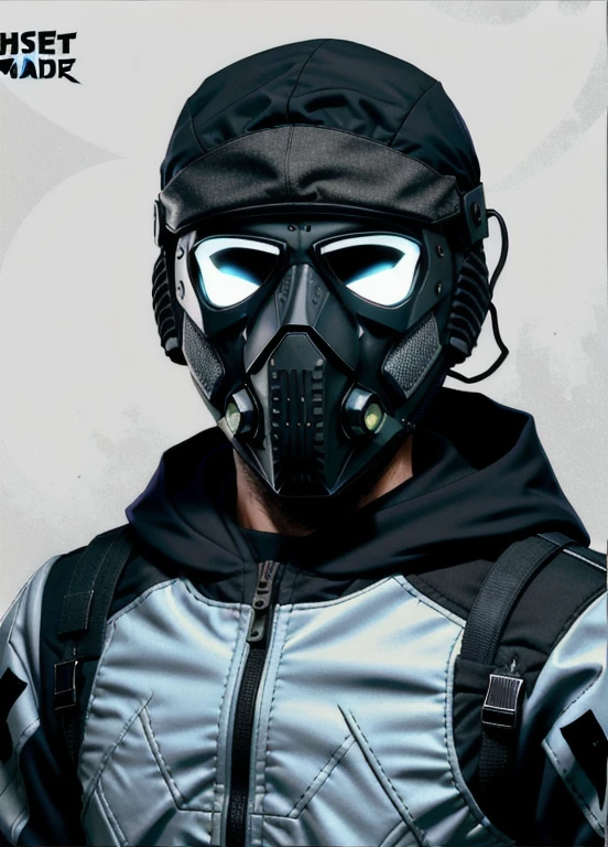 (((Ghost cod mask))),illustration, (revista: 1.3), (estilo de capa: 1.3), vibrante, roupa, posando, frente, colorido, Dynamic, fundo, elementos, confiante, Expression, segurando , Declaration, accessory, majestoso, enrolado, ao redor, toque, cena, texto, capa, negrito, chamativo, title, elegante, fonte, cativante, manchete, maior, marcante, moderno, moderno, foco,           Special Forces emblem, First person shooter style, GH0st sits on the hill