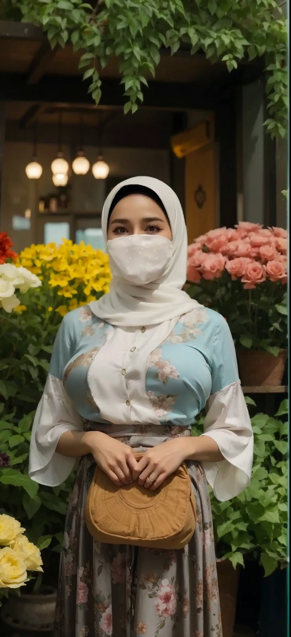 Big breast hijab