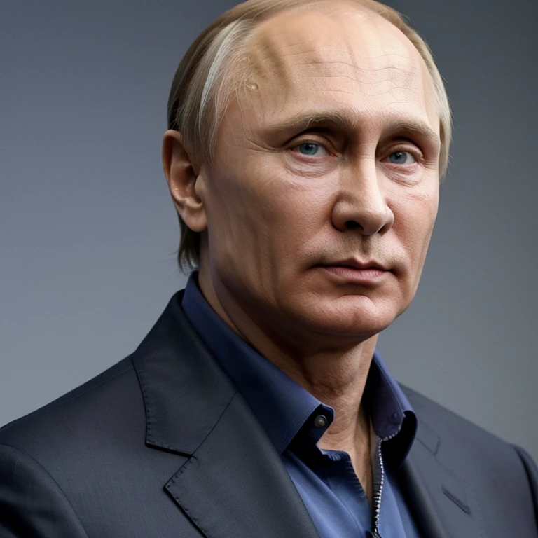 Vladimir Putin as the president of the united states of America на фоне белого дома в Вашингтоне
