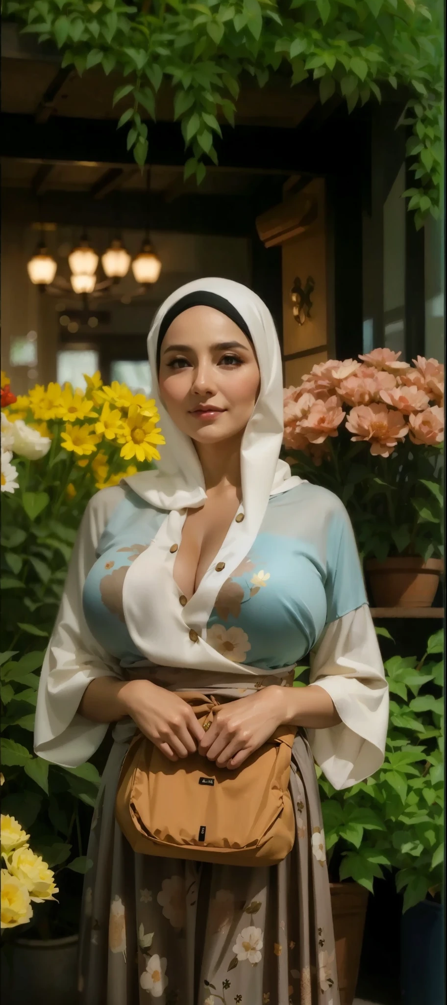 Big breast hijab