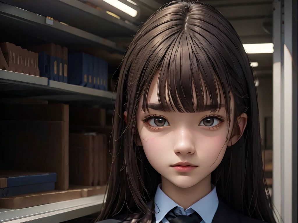 motion blur、A girl dodges a bullet at high speed
