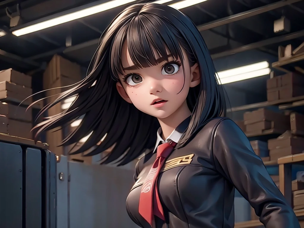 (a girl dodging bullets,) high-speed,motion blur(bullets),detailed,blurry background, intense action, dynamic pose, bullet trails, dynamic lighting, intense emotions, intense anticipation, realistic proportion of the girl’s body and movements, vibrant colors, high-quality, realistic rendering, professional portrait, vivid expression, bullet time effect