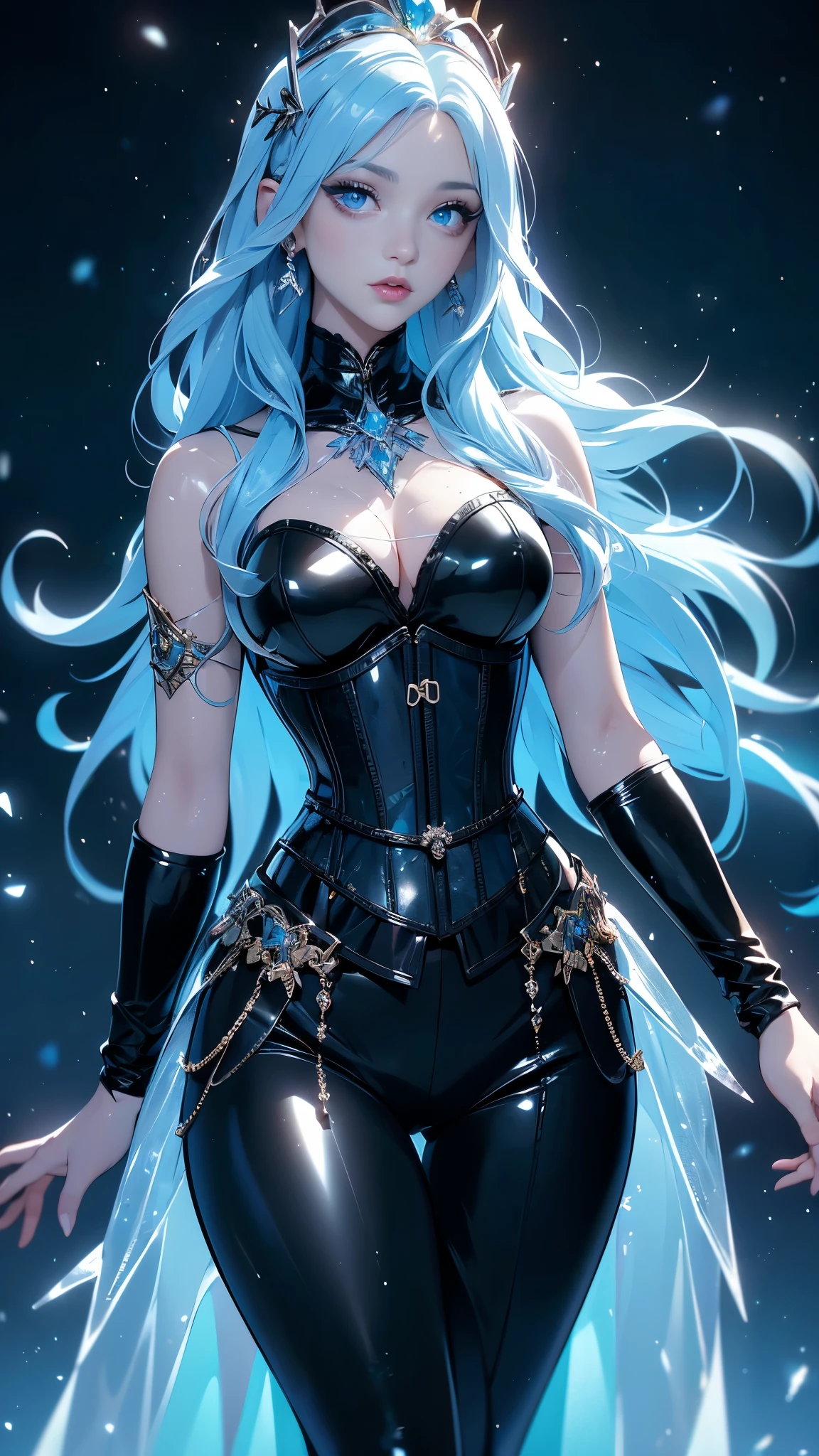 Sexy brown skin Azur Lane waifu, mega large breasts, curvy and super thick, six pack abs, strapped down in a torture chair, torture machine, chains, trapped, in a basement, held hostage, torture, electric chair, sad and crying, scared, peeing on herself, kidnapped, tight black micro bikini exposing her breasts, camel toe, diamond jewelry, Harajuku girl makeup, sexy breast indentation, aroused, sfw, one girl, solo, perfect body, perfect face, perfect hands, perfect fingers, perfect lips, perfect eyes, perfect background, perfect vibe, professional quality, 8k, perfect photography, highest resolution, 8k, ray tracing, perfect volumetric lighting, hight quality octane render, high quality vector, ultra detailed, SAW movie scene, torture room, clear skin, minimalist background, perfect skin, no abberations