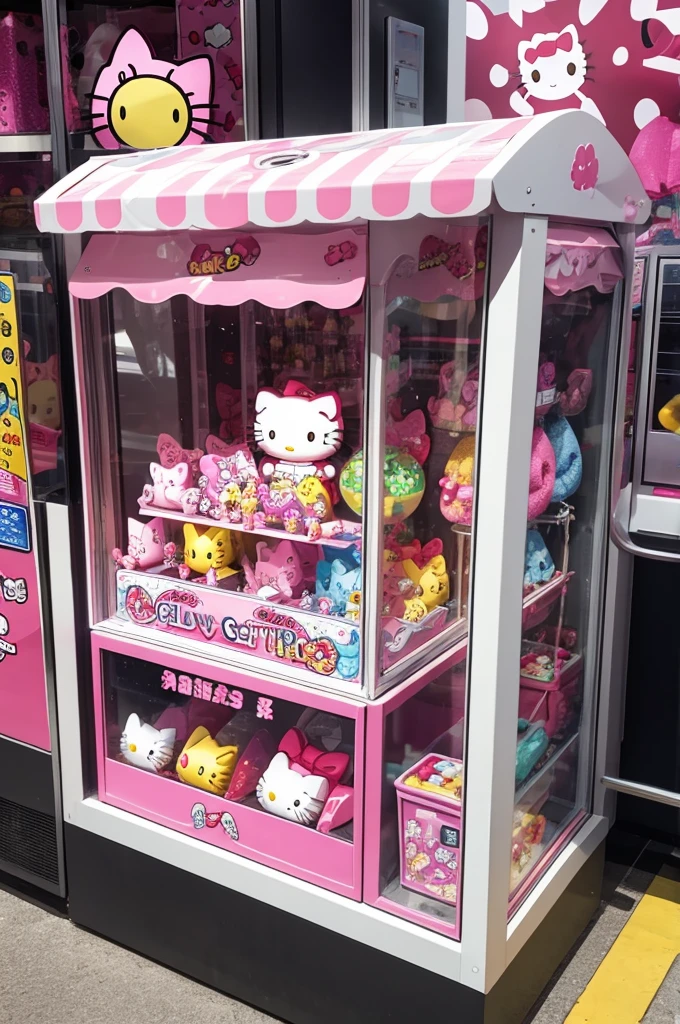 hello kitty claw machine