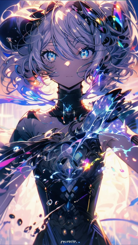 skeleton style, starry stars cloud colorful, <lora:more_details:1.0>, 1girl, large breasts, embedded purple gem, dark open cloak, hood, <lora:skeleton:0.6>, <lora:LAS:0.8>,<lora:shineglasscd:0.5>, <lora:beauty_eyes:0.85>