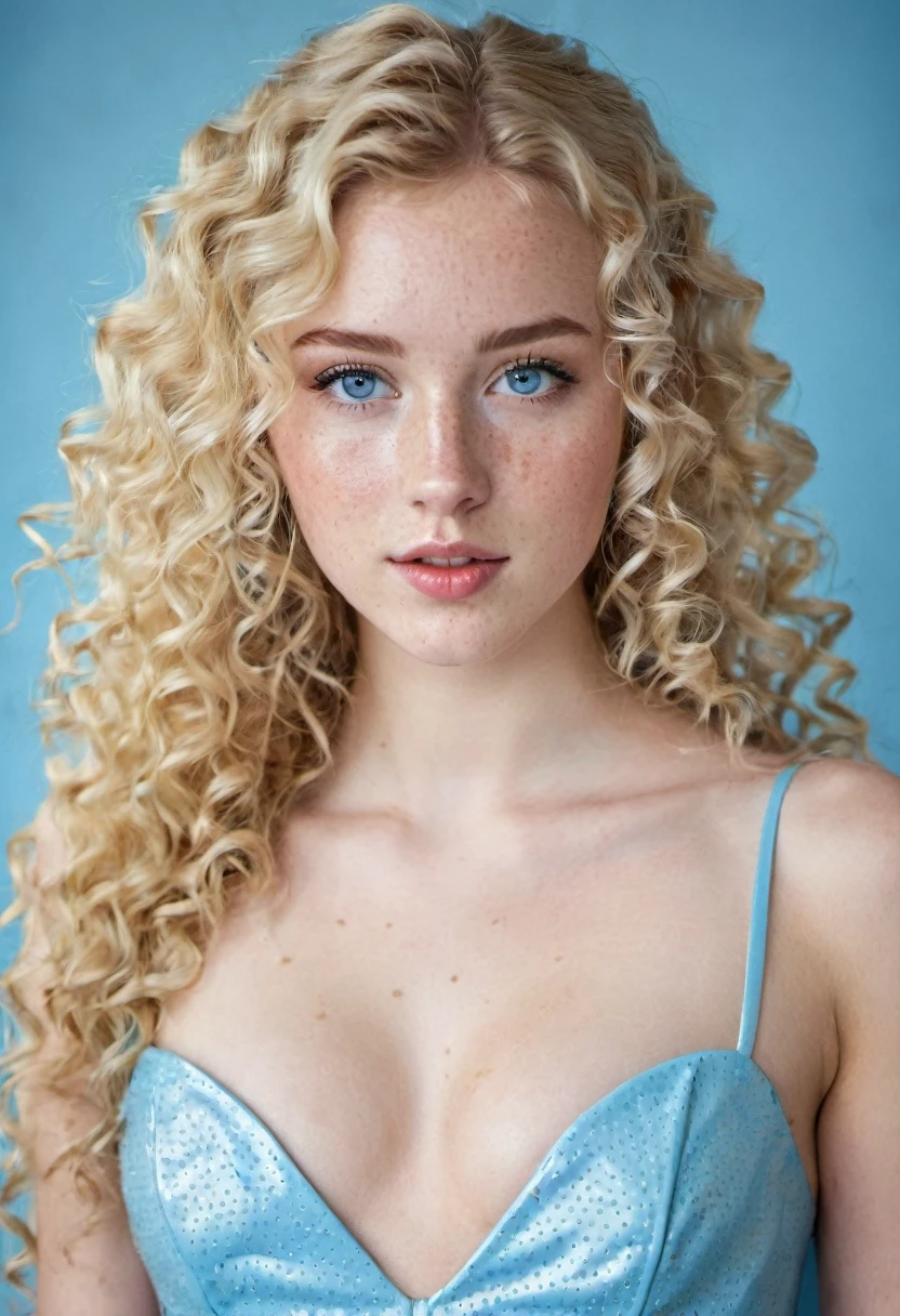 beautiful blonde, beautiful white dress (22ans, visage innocent, naturally wavy hair, blue eye), selfie haut du corps heureuse, best quality, ultra detail, full body