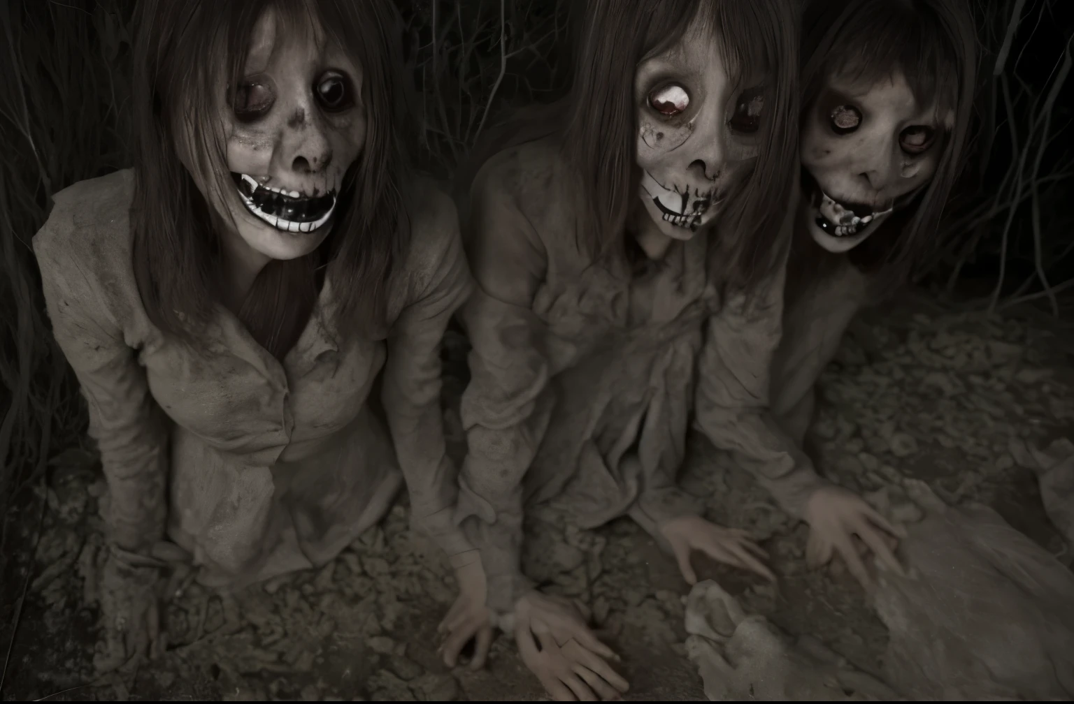 Women who should not search、Spooky Girl、Pretty creepy face、Disgusting、horor、Psychopaths、Pleural feces、Bad aftertaste、Live-action adaptation