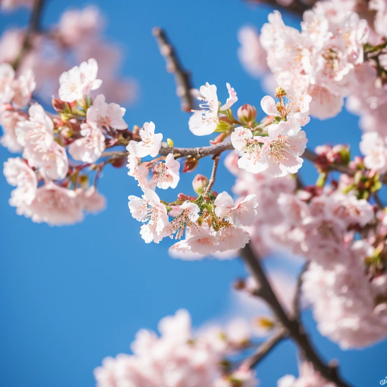 8K,High quality,Cherry blossoms,