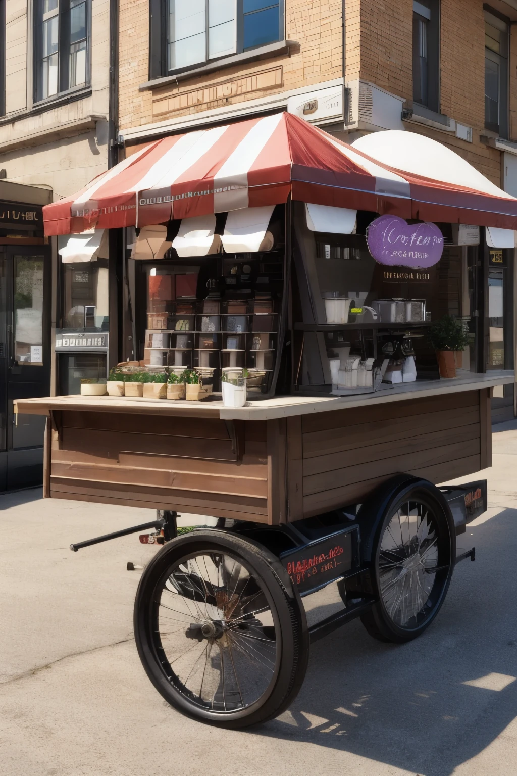 Coffee Scence Brand Cart Coffee Shop That is related to the environment