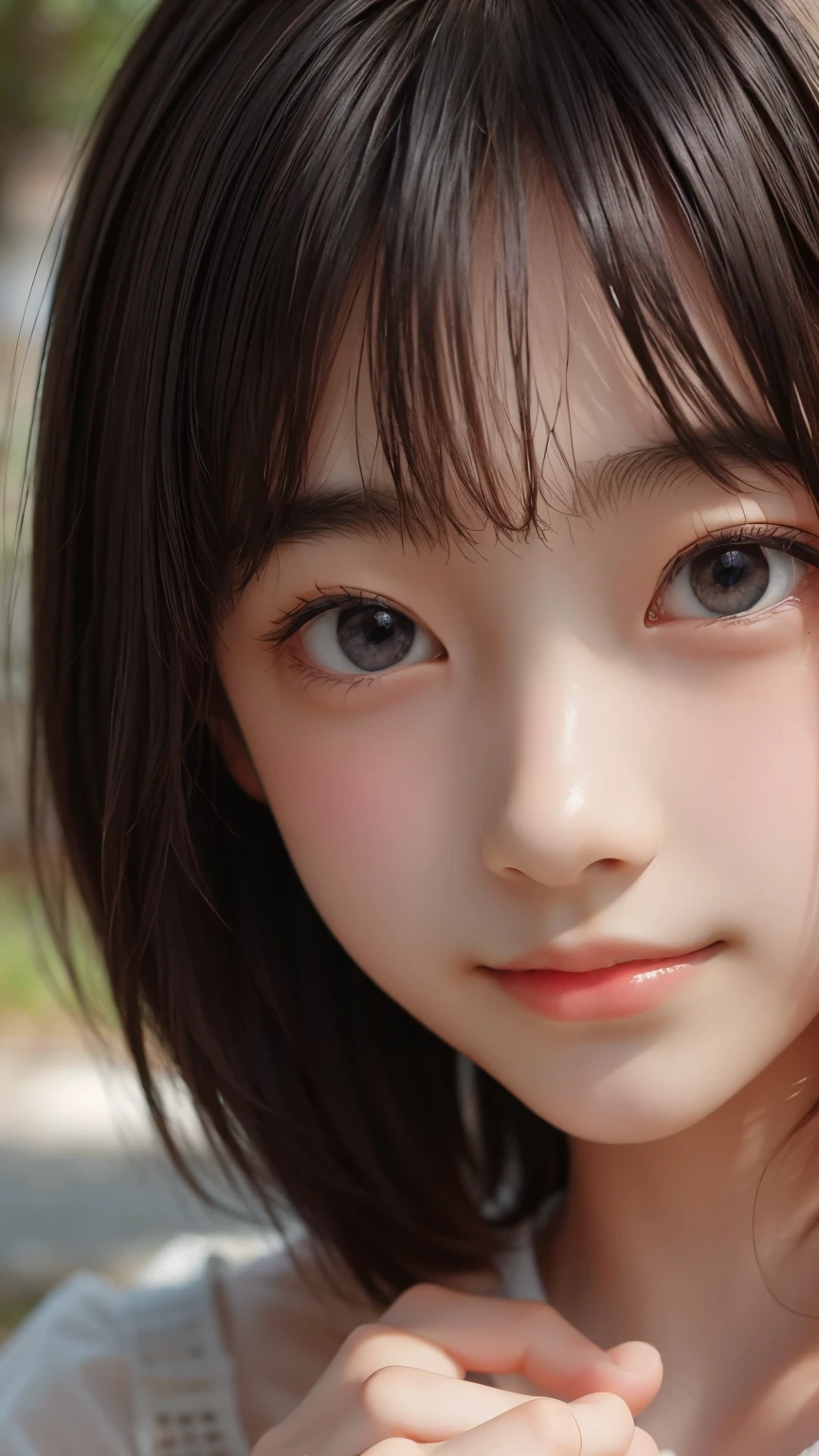 ((sfw: 1.4)), ((detailed face, professional photography)), ((sfw, (from front) , bed room , indoor, 1 Girl)), Ultra High Resolution, (Realistic: 1.4), RAW Photo, Best Quality, (Photorealistic Stick), Focus, Soft Light, (()), ((Japanese)), (( (young face))), (surface), (depth of field), masterpiece, (realistic), woman, bangs, ((1 girl))