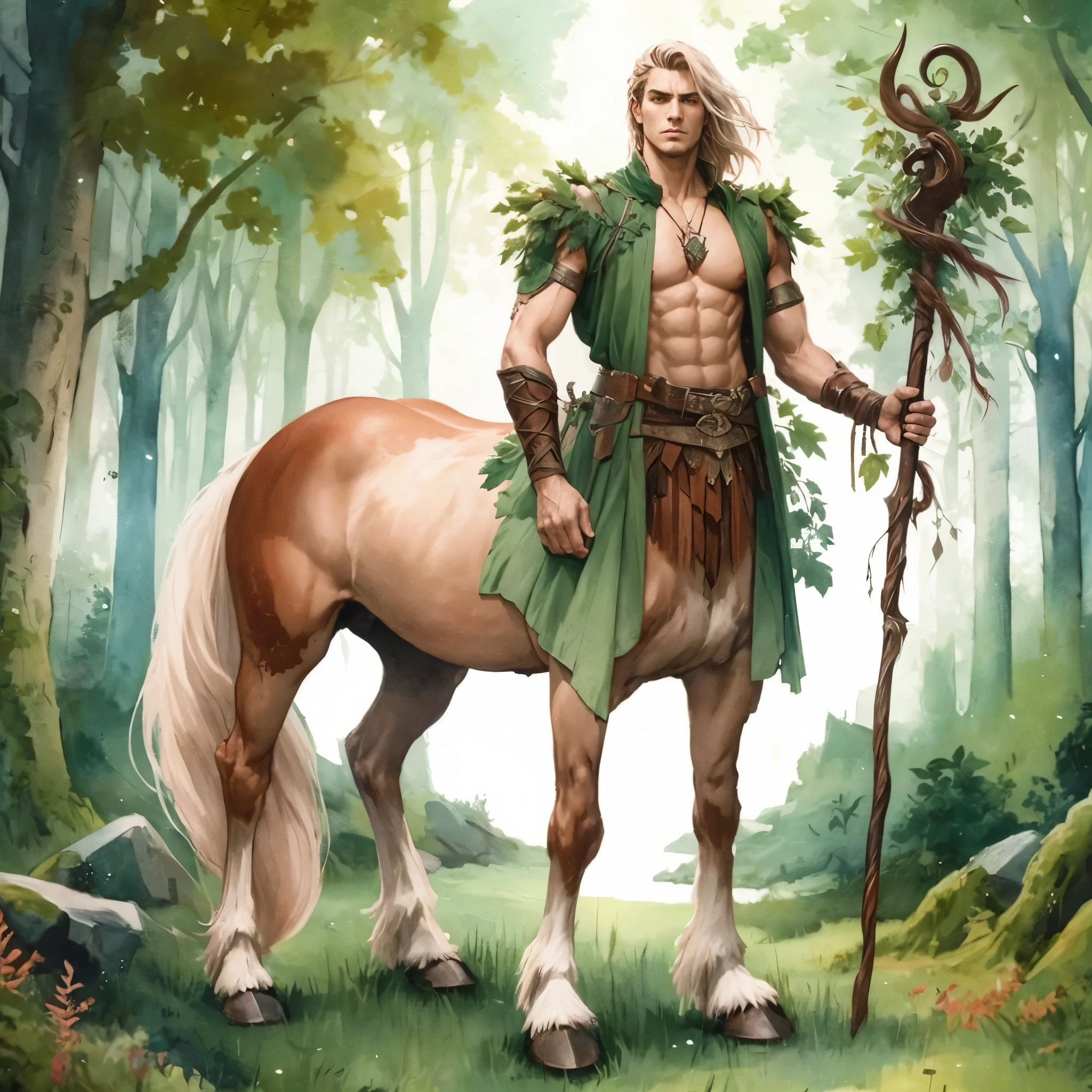 1Centaur Girl，Perfect breasts，big breasts，View, cyborg, , whole body, biology, glowing scales, ethereal background, mystical atmosphere, Colorful, complex patterns, atmosphere, ultra high resolution, (lifelike:1.4), original photo,16K,dramatic lighting,