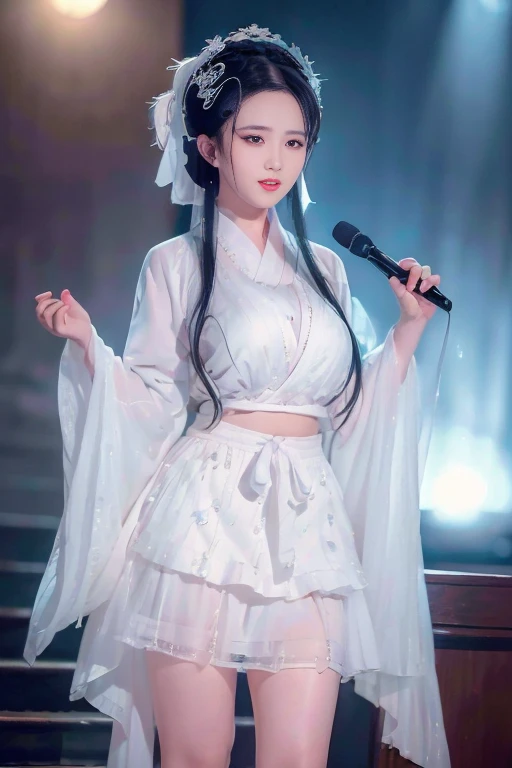 Extremely detailed CG Unity 8K wallpapers、top quality、Super detailed、​Masterpiece、realistic、Photos are real、Very detailed cute girl、30 years old、((Lift up your skirt yourself)))、(Lift it up yourself)、superior、Panty focus、red blush、open lips、looking at the audience、half body shot、(large crowd)、(在东京的一条街superior)、(((Excitedly show yours )))[[[Close-up cleavage]]]]Huge long saggy breasts