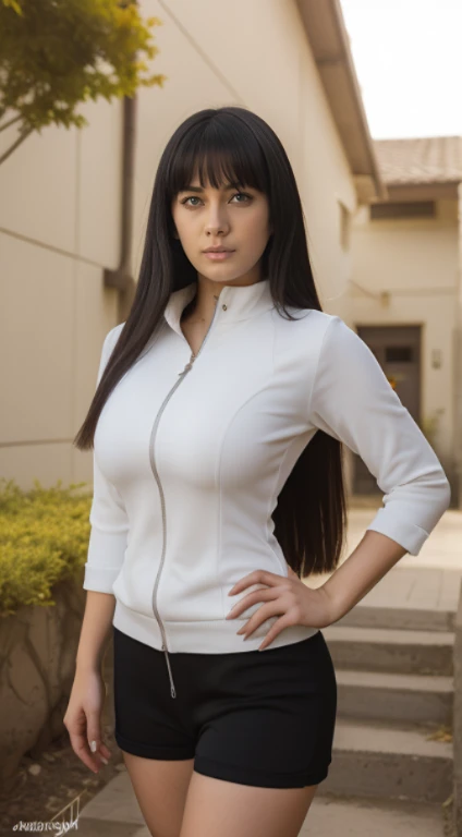 (((foto- ultra realista da sexy Hinata Hyuga, deusa da beleza, muito linda e perfeita Hinata Hyuga, detalhes perfeitos, foto profissional)), She is portrayed as a tall, jovem esbelta e graciosa, with long dark hair that reaches her waist . Her eyes are pearl-colored, Characteristic of Hyuga clan members. Her lips are straw and perfect, ((Ela tem seios enormes e cheios, seios ultra gigantes saindo de suas roupas, tinta em seus seios, ((roupa interior de rede de pesca transparente mostrando seus seios, seios gigantes)), showing, pernas bem abertas mostrando-a , pubic hair)), She has a delicate appearance and soft expressions, Erotic wit. foto perfeita cheia de detalhes, brincos, sem erros, garments: Hinata geralmente usa um uniforme kunoichi Konoha sexy, consistindo de um colete preto com uma faixa azul, Black shorts and boots, e um manto akatsuki. She also wears an open white jacket showing off her huge, seios longos, sobre o uniforme e as luvas sem dedos. Personalidade: Hinata is portrayed as a shy and excitable character who is reserved, especialmente em sua juventude. She is known for her kindness and empathy, often selflessly sympathetic and concerned about others. Ao longo do tempo, She gains more confidence and determination, especialmente depois de ser inspirado por Naruto Uzumaki, Habilidades ninja: Hinata Hyuuga ninja He specializes in hand-to-hand combat techniques, using the fighting style of the Hyuga clan, which relies on precise attacks and the use of the Byakugan to identify pressure points on the opponent's body. slutty look, very cute eyes, goddess cute woman, tight shorts, sensual look at the camera, fix fingers,