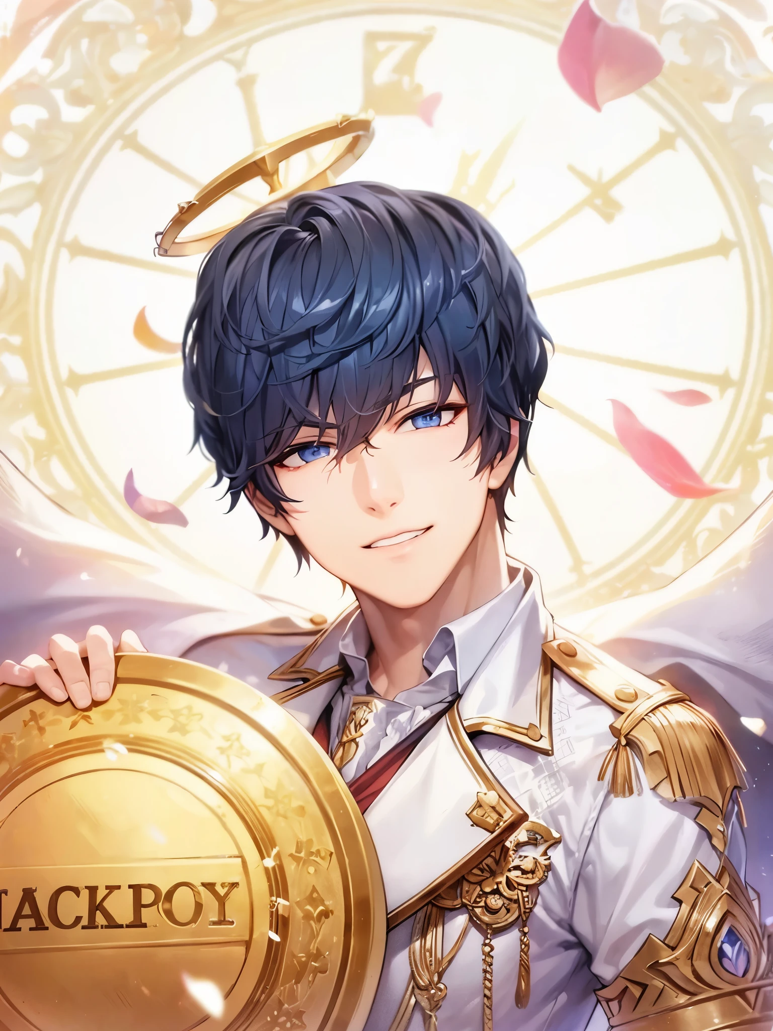 a handsome guy、serious expression、Cool and beautiful face、Highly Detailed CG Unity 8K Wallpaper, (super masterpiece, beautiful person, well detailed face polluted smile, It&#39;s photorealistic, hyper realistic)cool and cool face、Mature