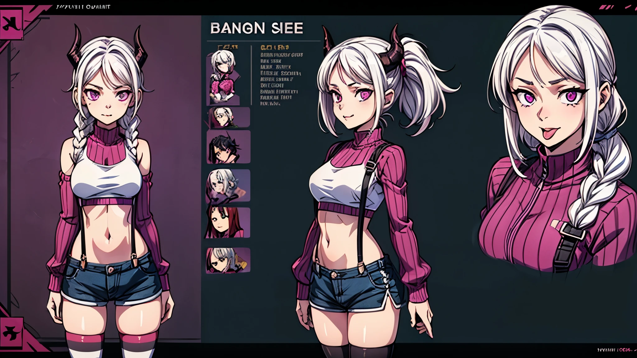 masturbation, tall woman , high-waist e seios gota, Kale, mulher pelada Kalea, high skinny thighs, Legs long, high-waist, huge huge ((work of art)),(((best qualityer))),((character design sheet)) ,((Vulgar)) , voluptuous girl, ssmile,((between the breasts)) , , pink hair, pink hair, Kalea, naked, naked, vagina naked,, naked vagina, naked pussy, seductive look with pleasure, mastubation