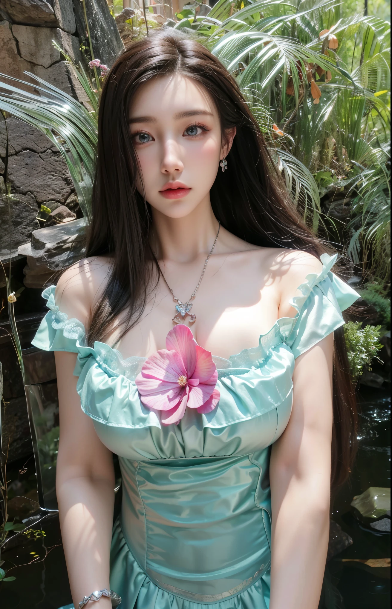 Game art,Best image quality,Highest resolution,8K,(A half-length photo),(portrait),(Head close-up),(rule of thirds),Unreal Engine 5 rendering works,20 year old girl,((Queen)),Eyes are very detailed,(big breasts),Elegant and noble,cinema lights,Ray tracing,Game CG,((3D Unreal Engine)),OC rendering reflection pattern,4K,Ultra-clear,Sensual,translucent lace,Fair and plump figure,pretty face,gloss gel coat,身着华贵礼服的Queen,Crystal Gem Crown,Necklace jewelry,blue eyes,black tattoo(whole body),The tattoo is very three-dimensional,Gorgeous and intricate tattoo designs,