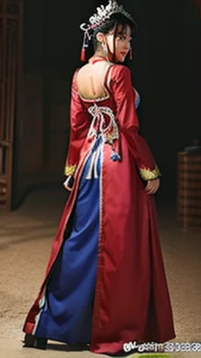 NSFW,perfect face,Suikoden,Lady Lin,,Beautiful costumes with traditional designs,full_body,