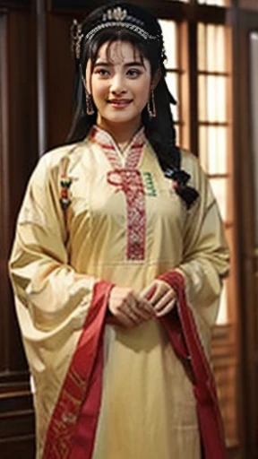 NSFW,perfect face,Suikoden,Lady Lin,,Beautiful costumes with traditional designs,full_body,